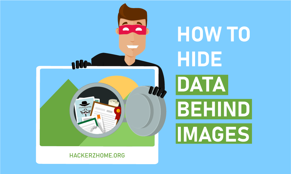 steganography - hide data behind images