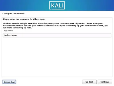 How to install Kali Linux on a virtual machine 10 Configuring network